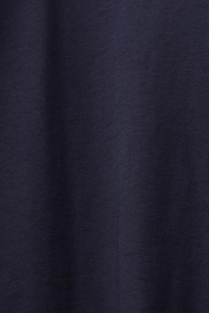 Tričko z bio bavlny, se špičatým výstřihem, NAVY, detail image number 5