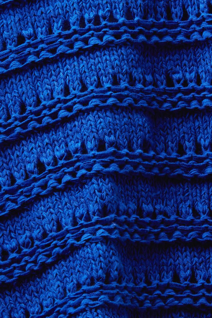 Svetr z volné pleteniny, BRIGHT BLUE, detail image number 4