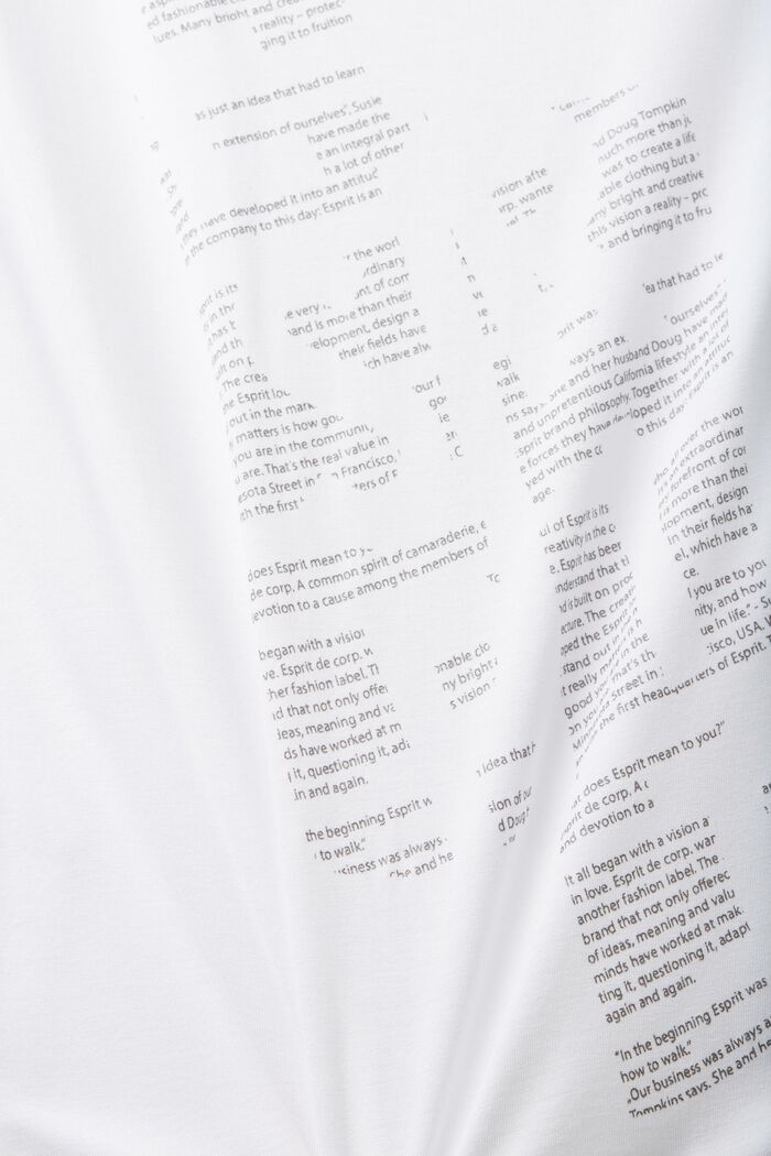 Tričko s potiskem vpředu, LENZING™ ECOVERO™, WHITE, detail image number 5