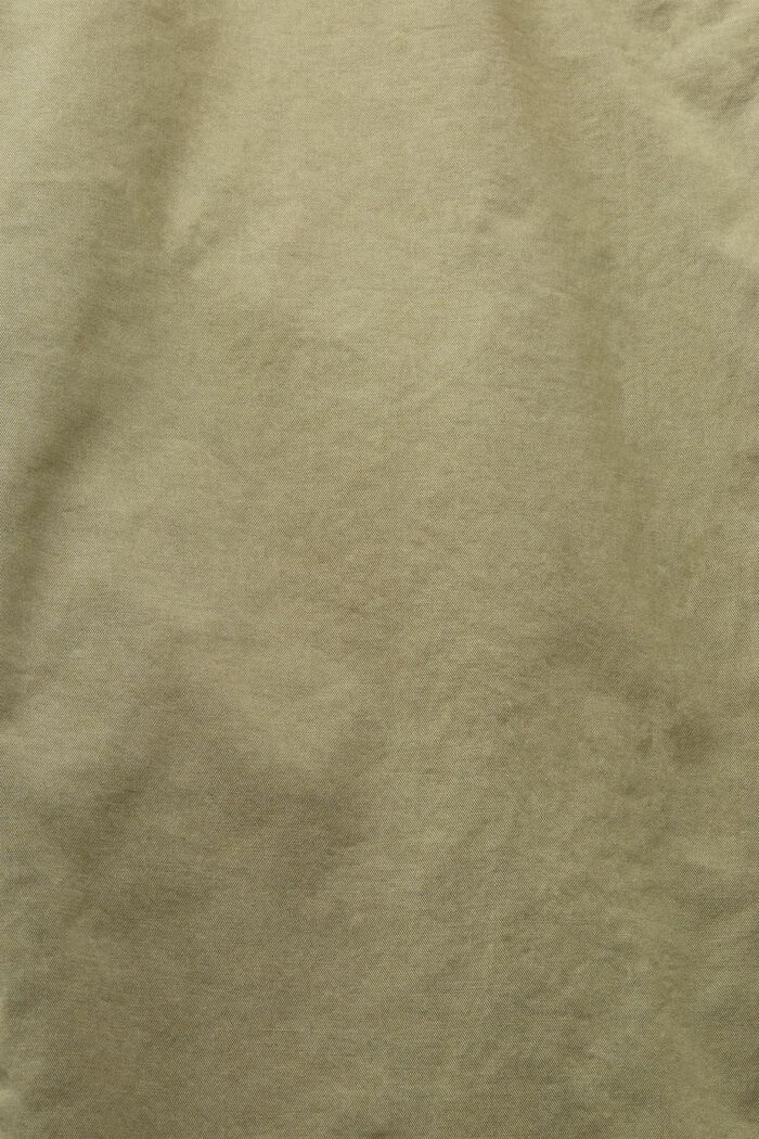 Zkrácené chino kalhoty z bio bavlny, LIGHT KHAKI, detail image number 5