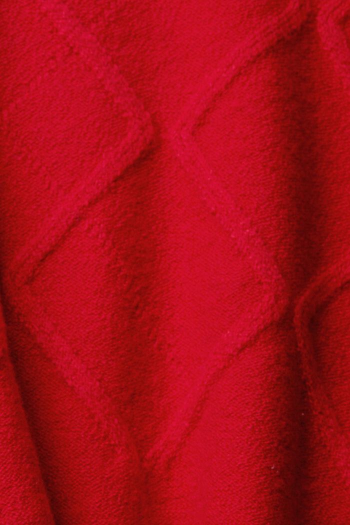 Pulovr s argylovým vzorem, DARK RED, detail image number 5