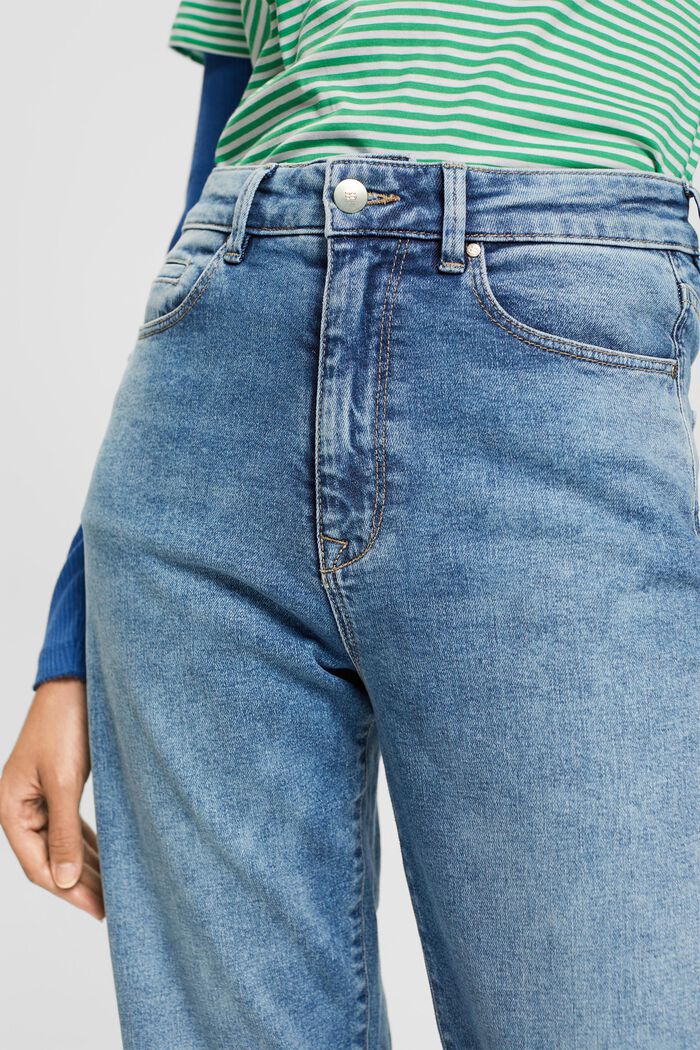 Strečové džíny z bio bavlny, BLUE LIGHT WASHED, detail image number 0