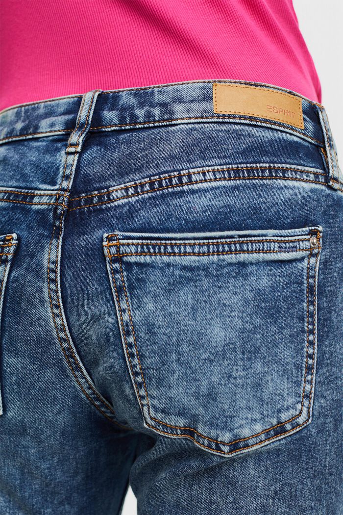 Strečové džíny s úzkým střihem Slim Fit, BLUE MEDIUM WASHED, detail image number 4