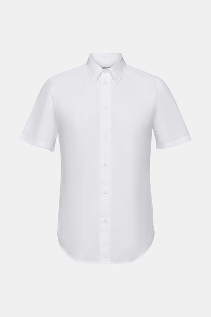 Košile s krátkým rukávem, z bavlněného popelínu
