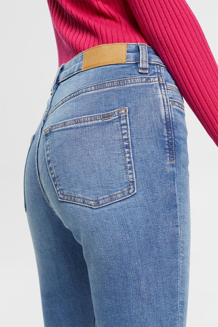 Skinny džíny s vysokým pasem, BLUE MEDIUM WASHED, detail image number 3