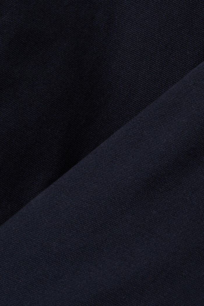 Kalhoty chino, strečová bavlna, NAVY, detail image number 6