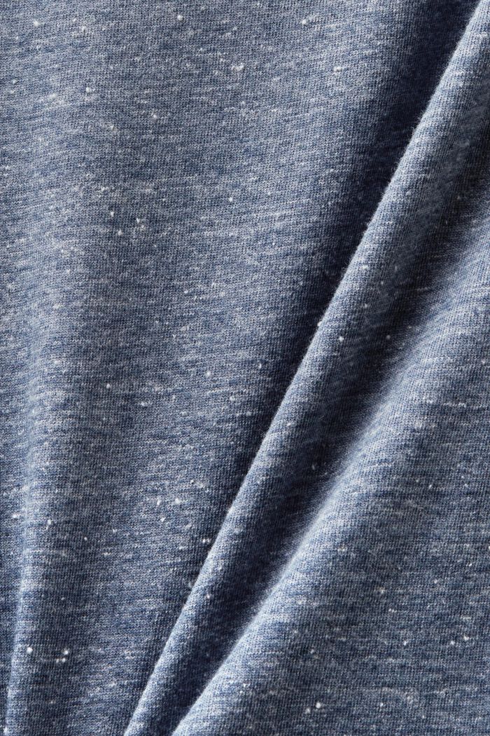 Tričko s dlouhým rukávem a širokým výstřihem, GREY BLUE, detail image number 5