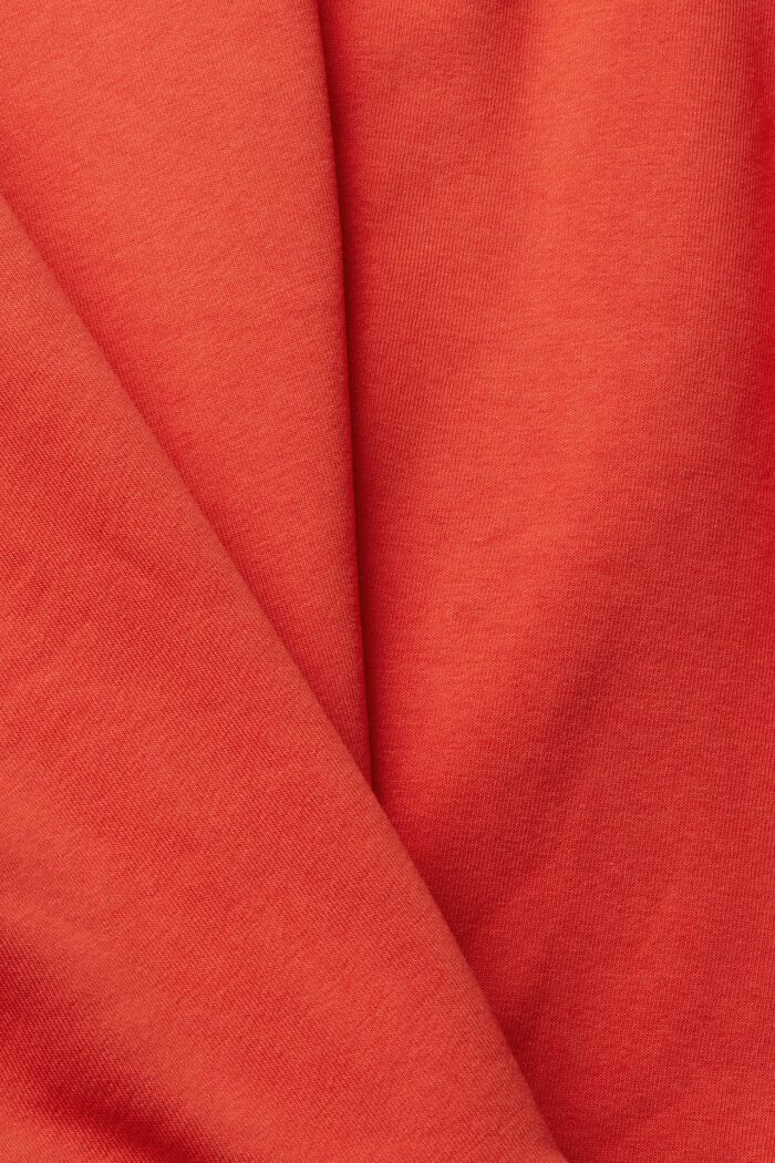 Mikina s pestrým vyšitým logem, ORANGE RED, detail image number 7