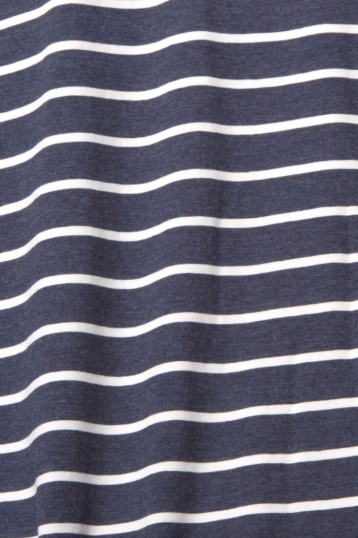 Žerzejová noční košile s pruhovaným vzorem, NAVY, detail image number 1
