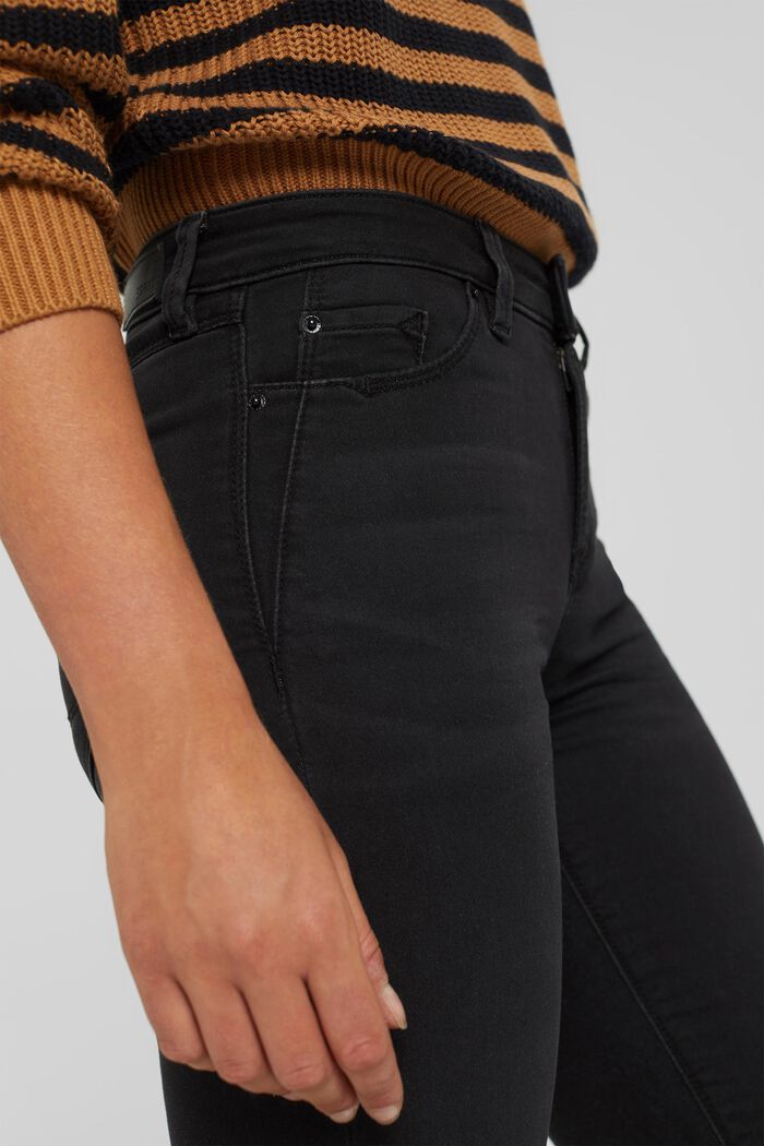 Černé džíny z pohodlnému joggingového materiálu, BLACK DARK WASHED, detail image number 2