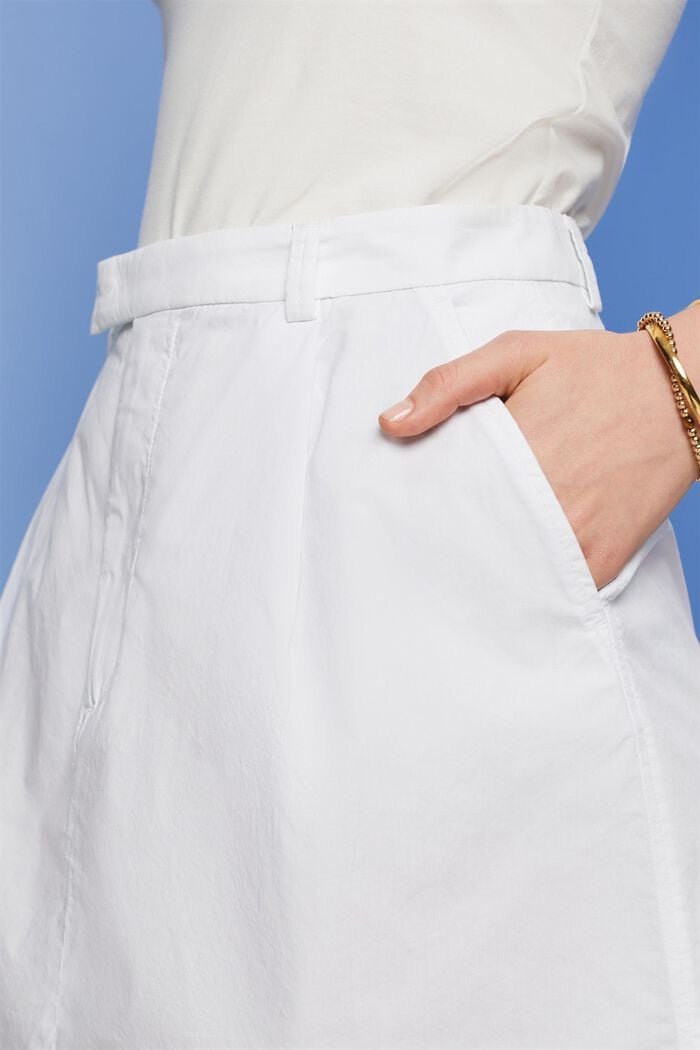 Tkaná minisukně, 100% bavlna, WHITE, detail image number 2