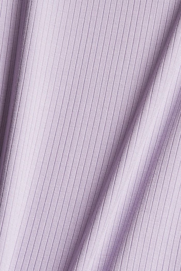 Tílko z žebrové pleteniny, LENZING™ ECOVERO™, LAVENDER, detail image number 2
