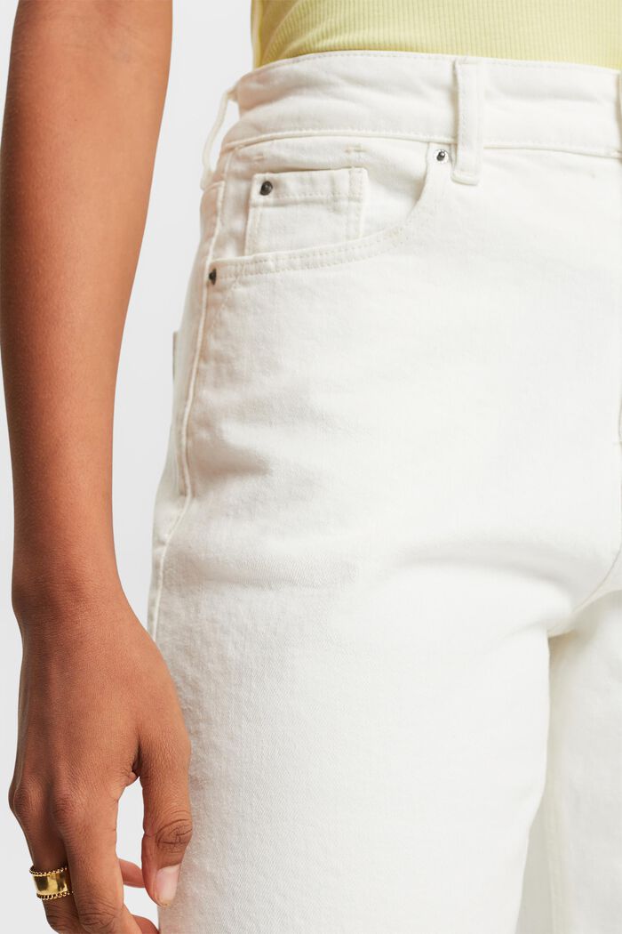 Bavlněné džíny s rovnými nohavicemi, OFF WHITE, detail image number 4