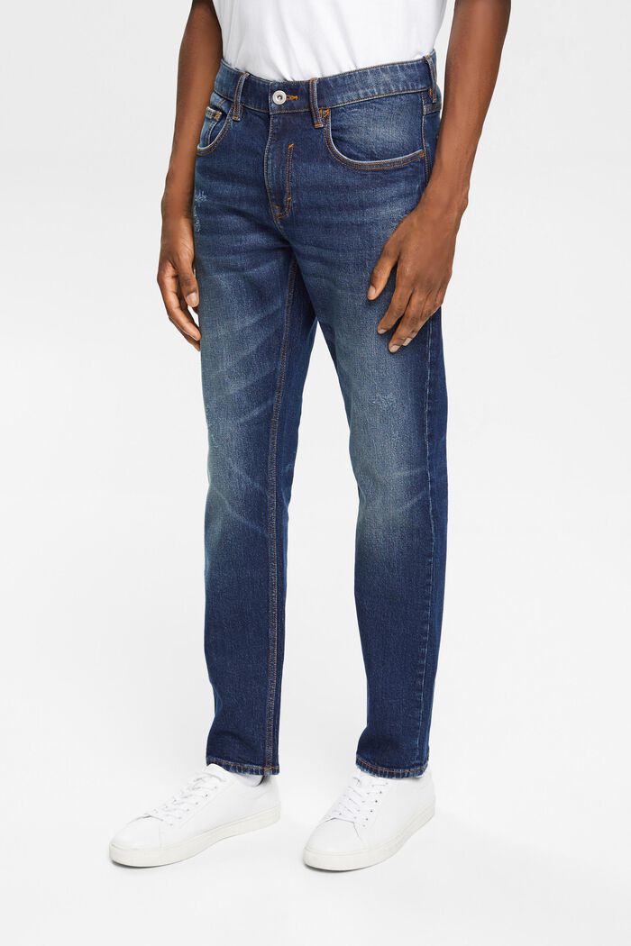 Strečové džíny, BLUE DARK WASHED, detail image number 1