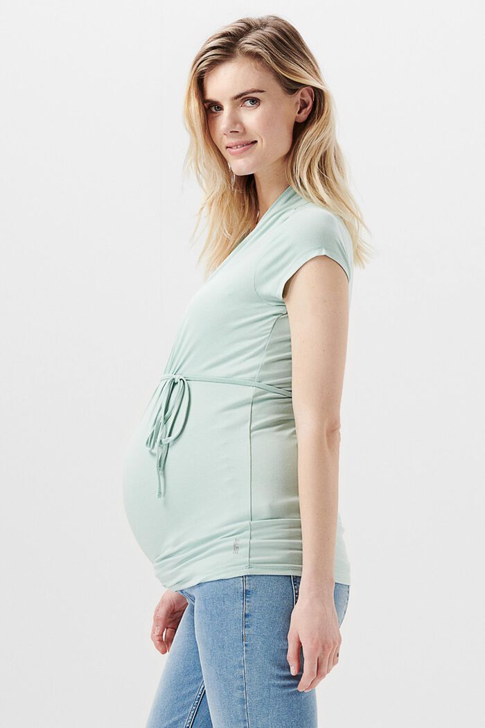 Tričko s funkcí kojení, LENZING™ ECOVERO™, PALE MINT, detail image number 5