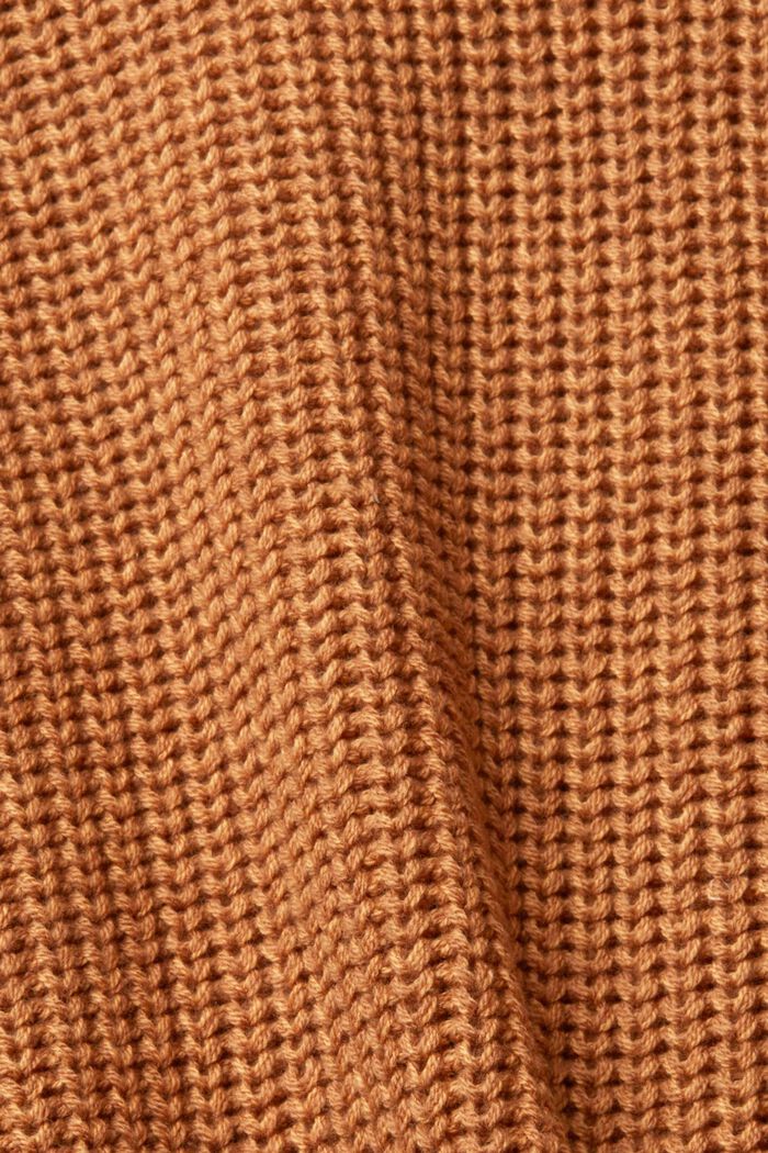 Pletený žebrový svetr, LIGHT TAUPE, detail image number 1