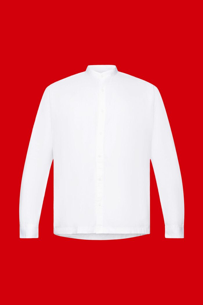 Košile s nízkým stojáčkem, WHITE, detail image number 6