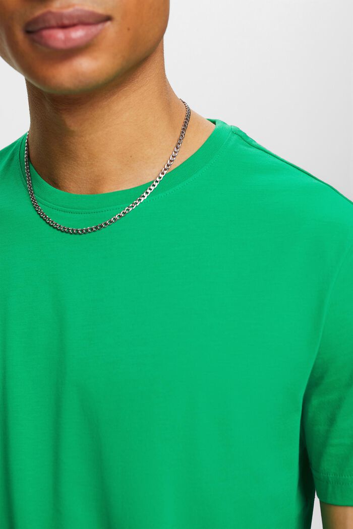 Tričko s kulatým výstřihem a krátkým rukávem, GREEN, detail image number 3