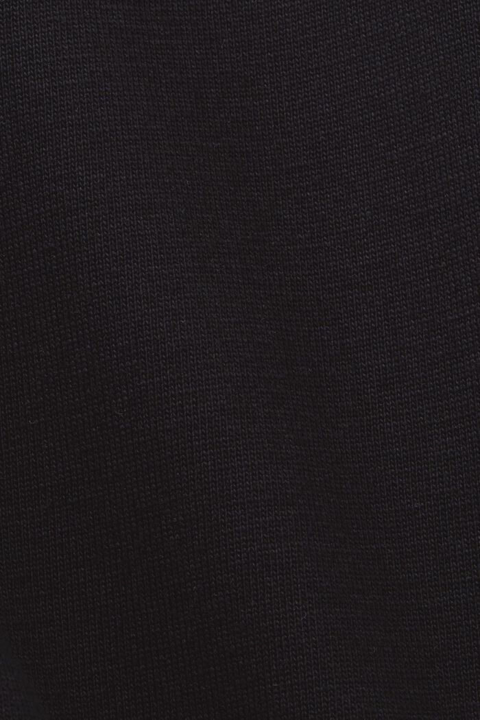 Tričkové šaty v midi délce, BLACK, detail image number 5
