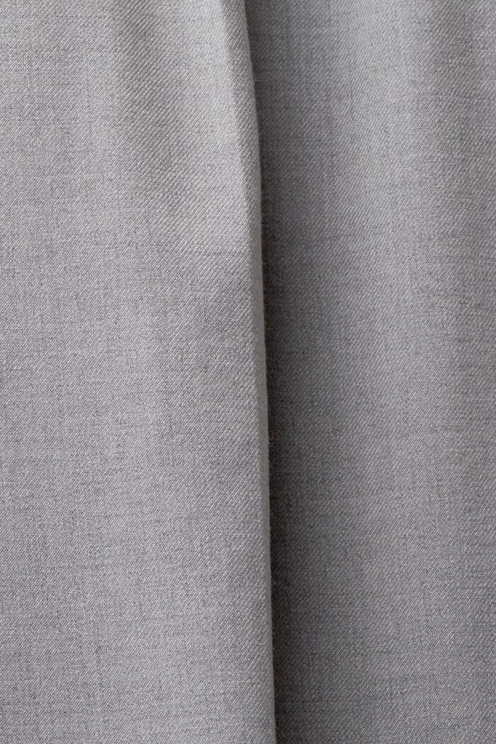 Kalhoty s rozparky na spodním lemu nohavic, na zip, LIGHT GREY, detail image number 5
