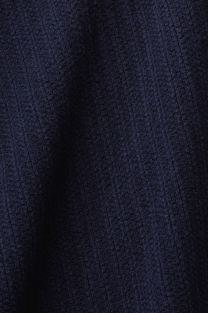 Mini sukně z žebrové pleteniny, NAVY, detail image number 5