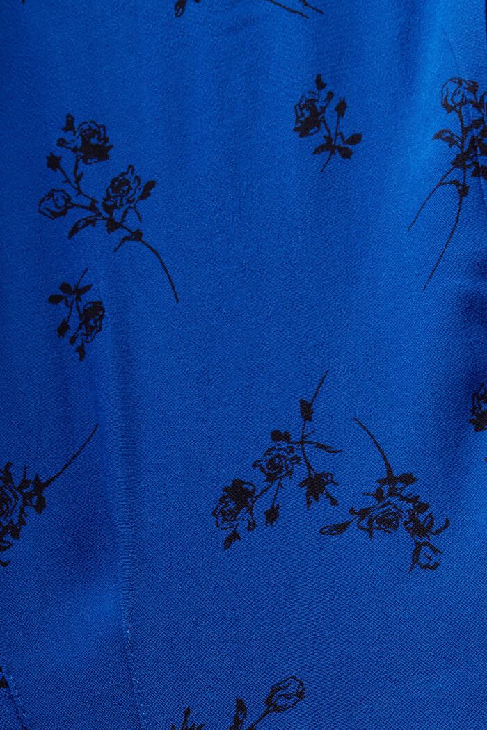 Midi šaty s potiskem a špičatým výstřihem, BRIGHT BLUE, detail image number 6