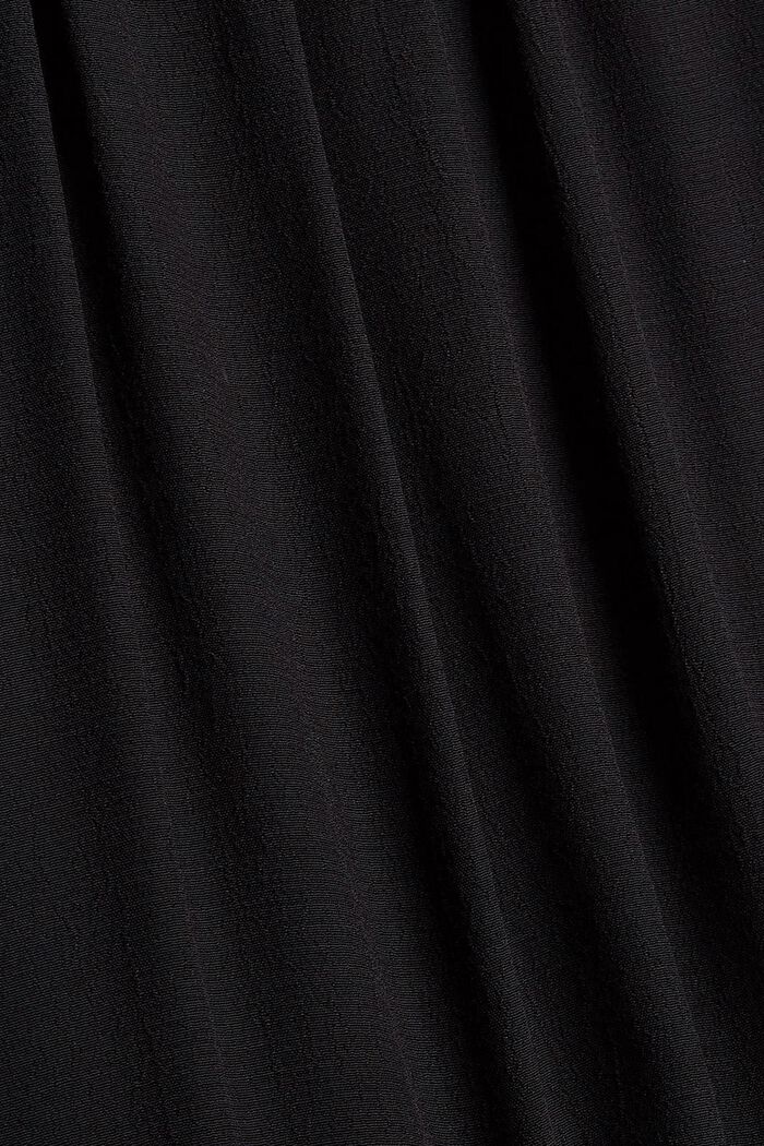 Šaty s rýšky a volány, BLACK, detail image number 4