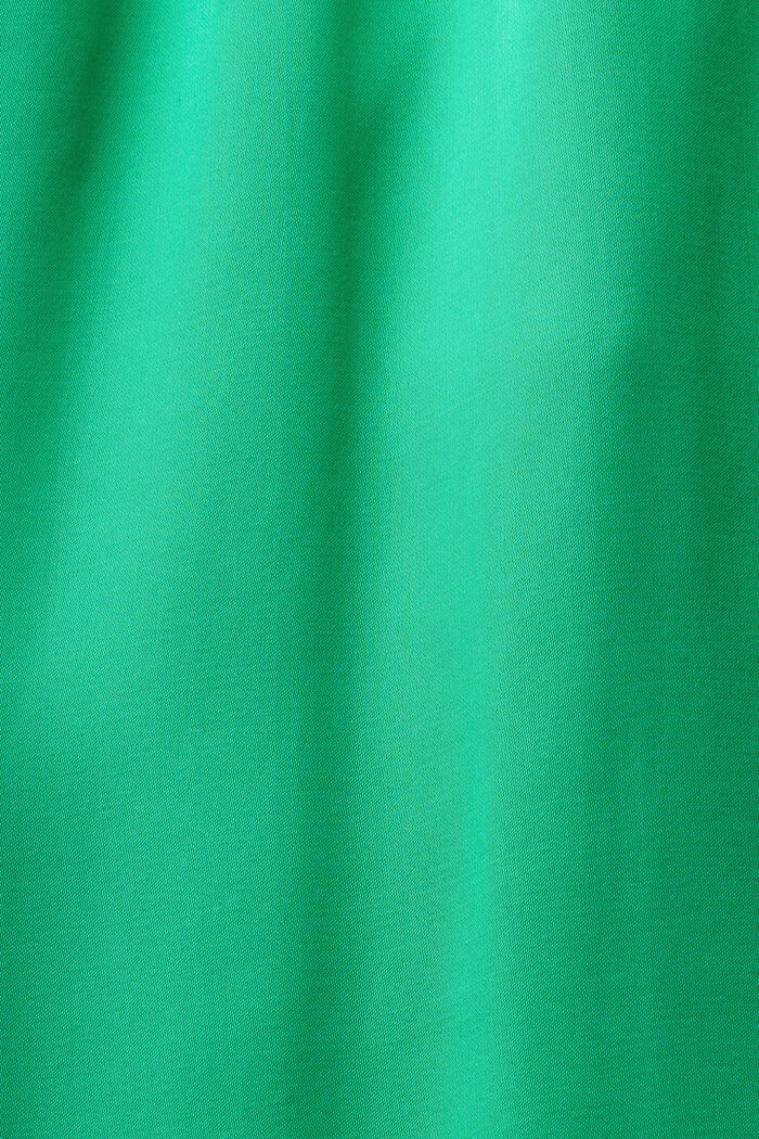Saténový overal se špičatým výstřihem, GREEN, detail image number 4