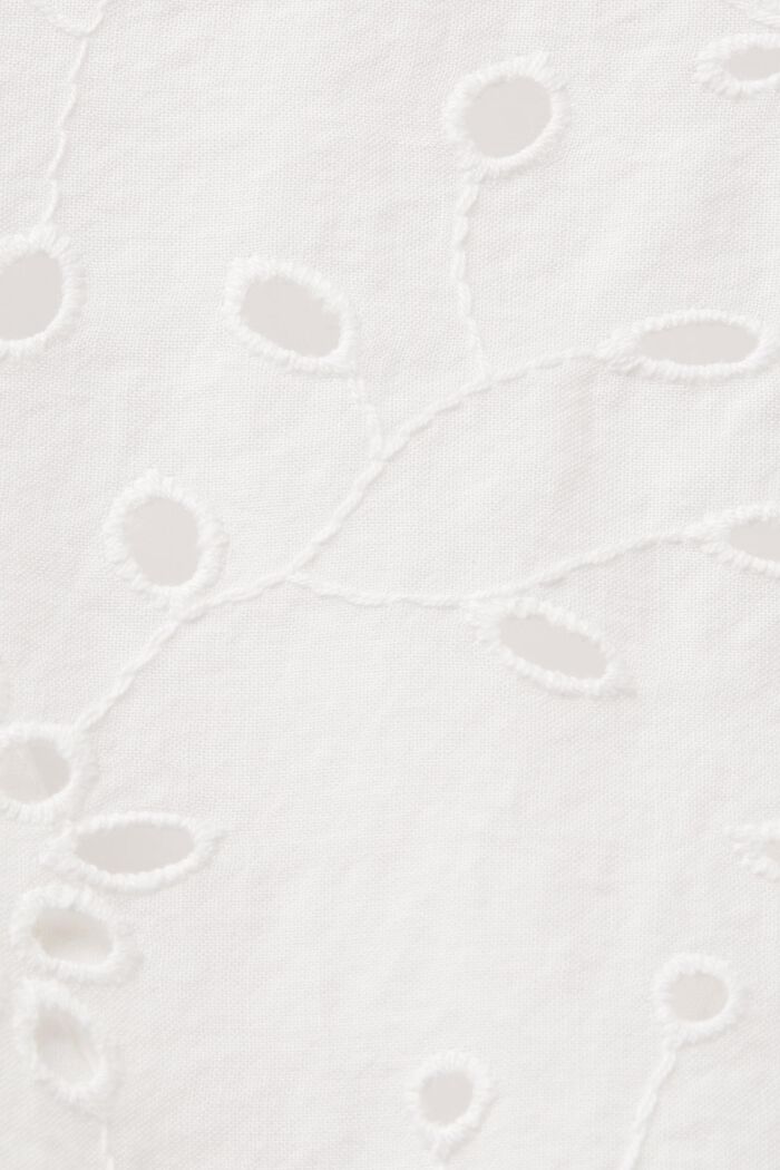 Krajková halenka bez rukávů, 100% bavlna, OFF WHITE, detail image number 4