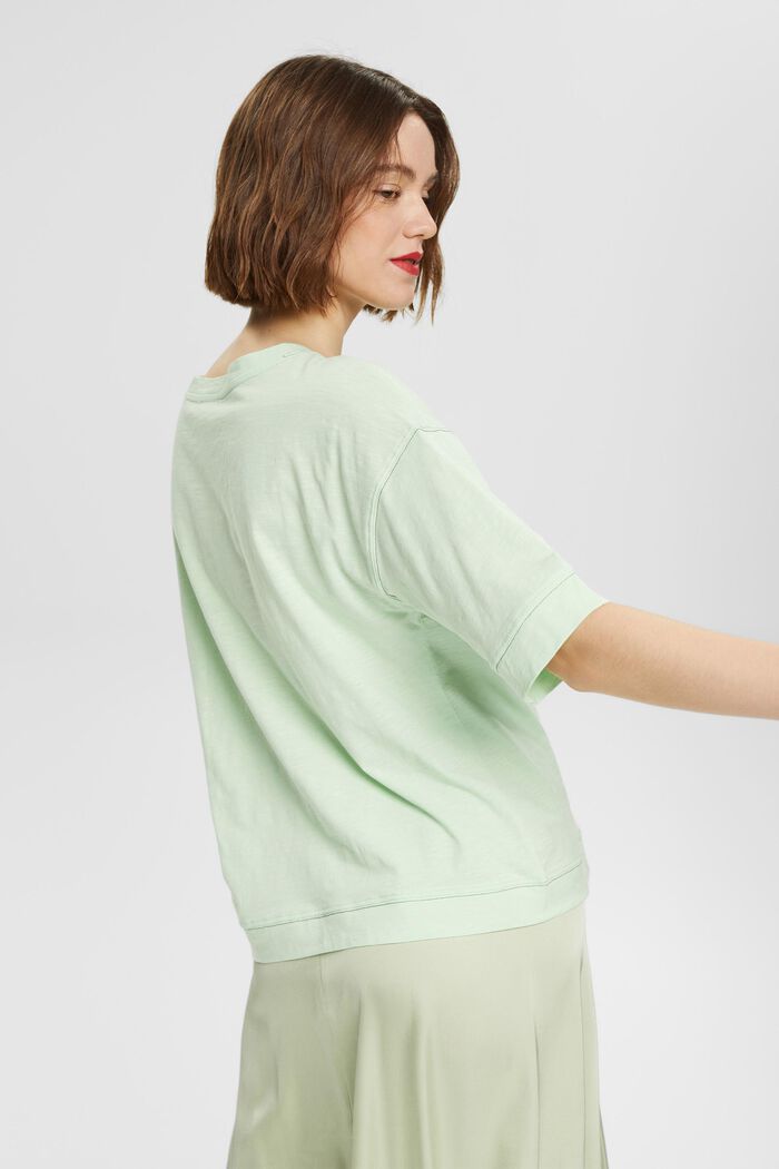 Maxi tričko s 3/4 rukávy, PASTEL GREEN, detail image number 3