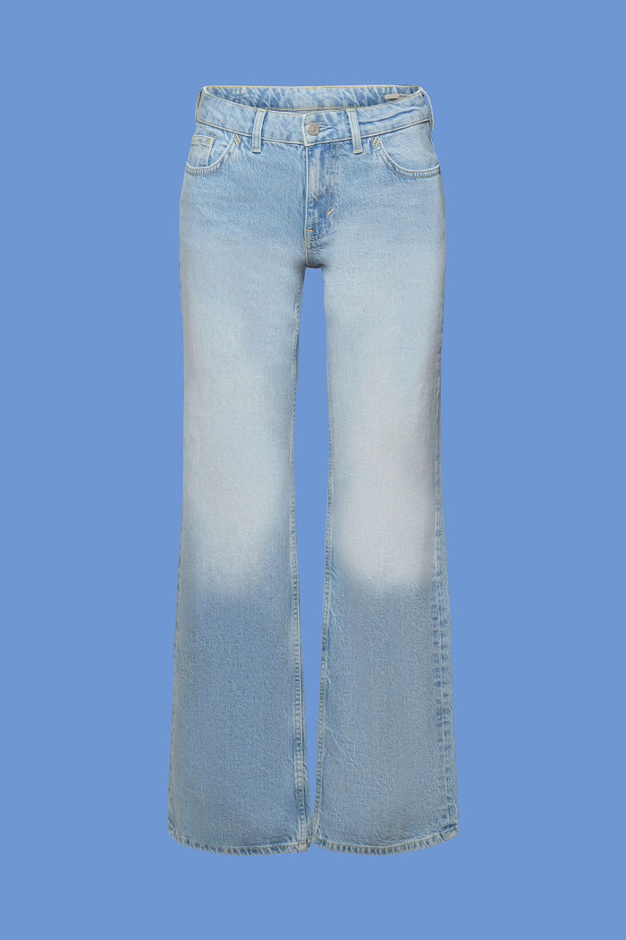 Retro džíny s nohavicemi do zvonu, BLUE LIGHT WASHED, detail image number 7