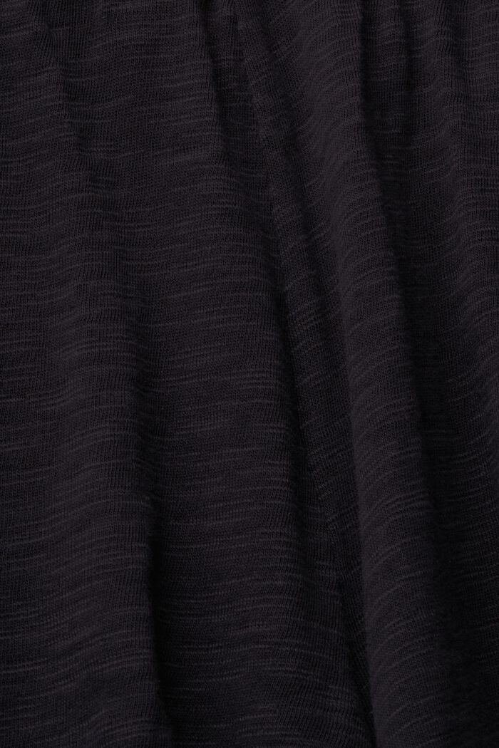 Žerzejové šortky, BLACK, detail image number 4