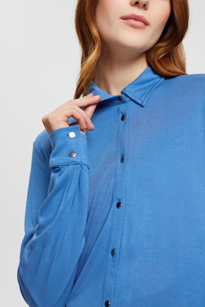 Tričko s dlouhým rukávem, LENZING™ ECOVERO™, BLUE, detail image number 0