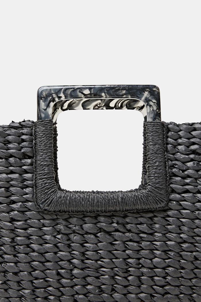 Tkaná kabelka tote, BLACK, detail image number 1