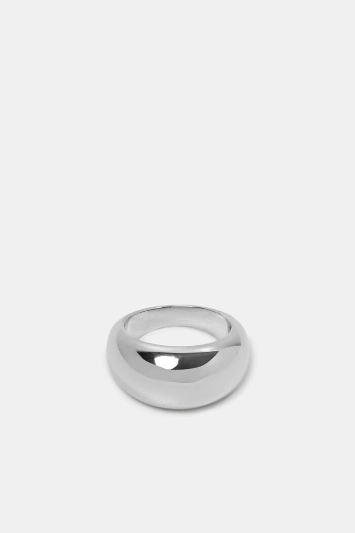 Asymetrický robustní prsten, SILVER, detail image number 0