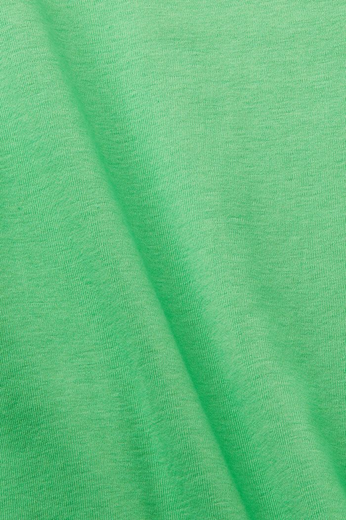 Žerzejové tričko s aplikací loga ze štrasových kamínků, GREEN, detail image number 5