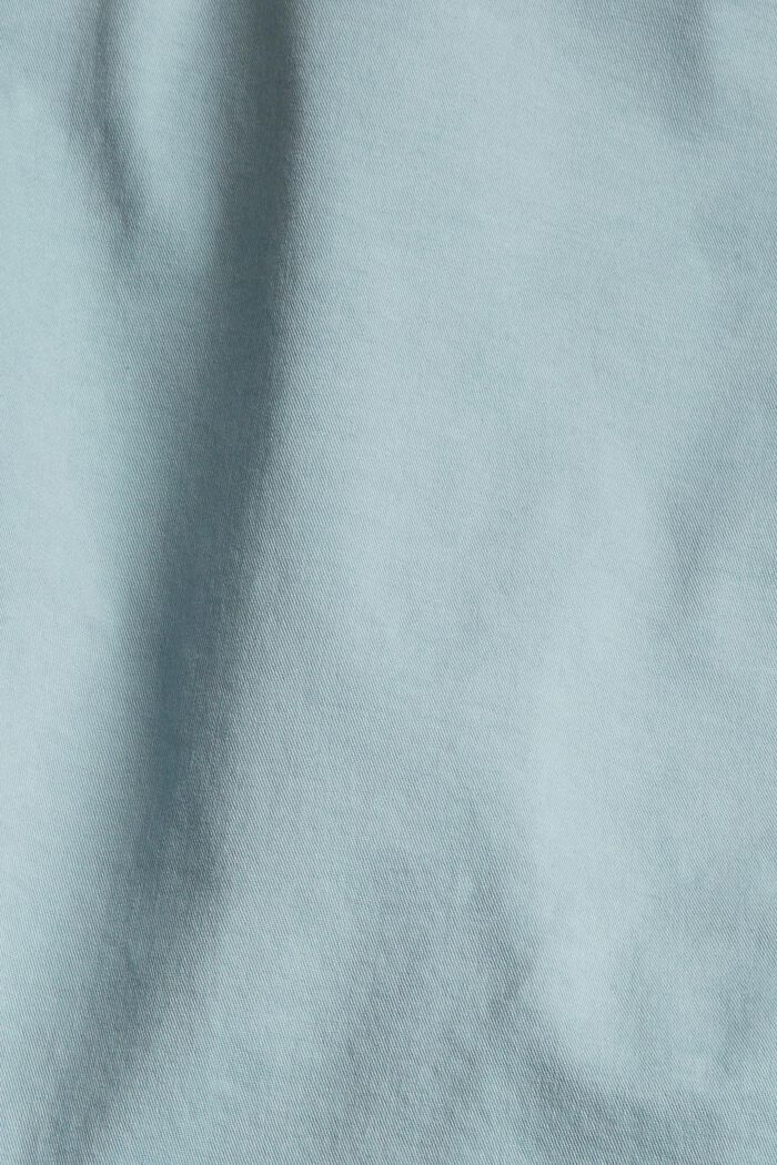 Šortky s tkaným opaskem, GREY BLUE, detail image number 1