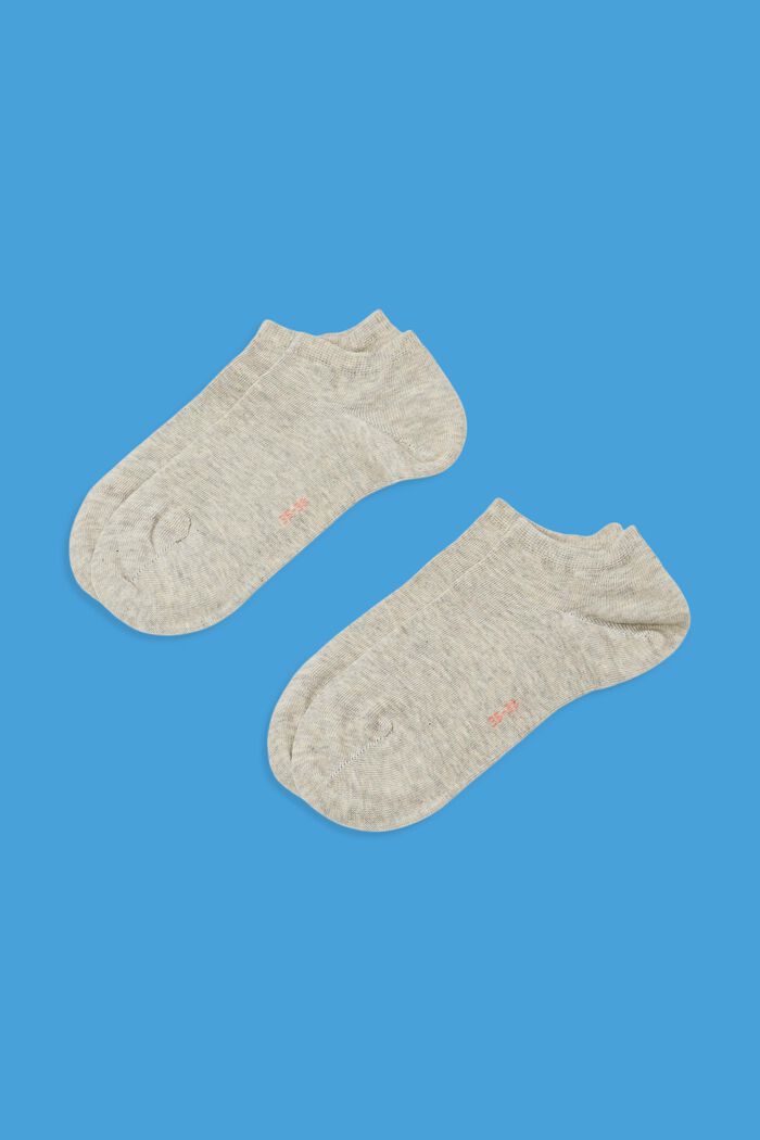 Kotníkové ponožky, 2 páry v balení, STORM GREY, detail image number 0