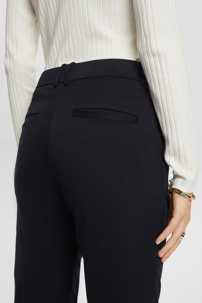 Kalhoty Slim Fit s vysokým pasem, BLACK, detail image number 2