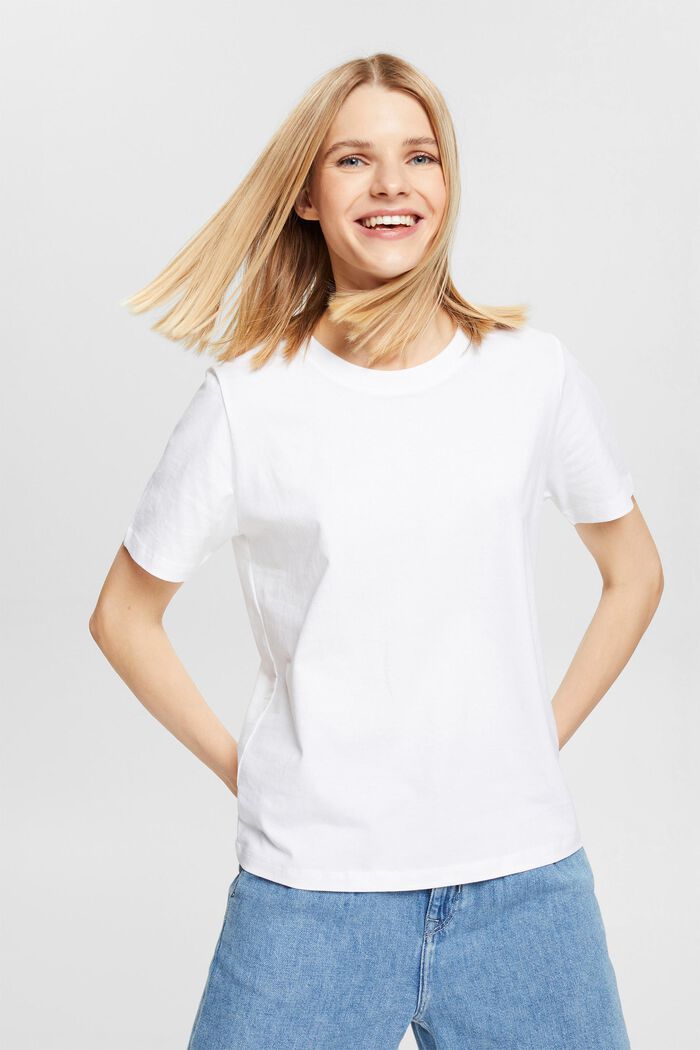 Jednobarevné tričko, WHITE, detail image number 4