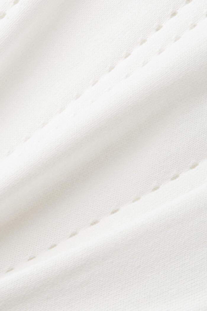 Háčkovaný svetřík, OFF WHITE, detail image number 5