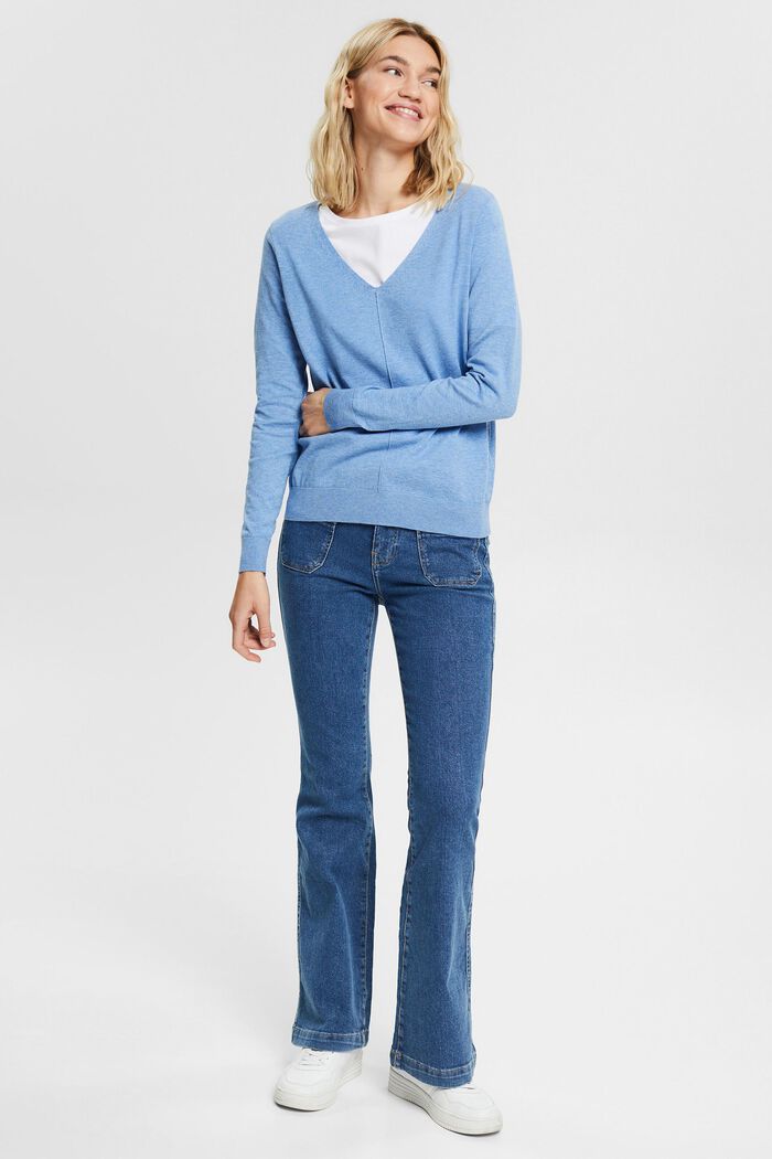 Fashion Sweater, LIGHT BLUE LAVENDER, detail image number 1