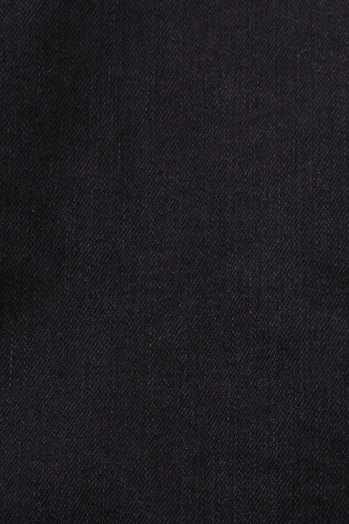 Z recyklovaného materiálu: skinny džíny se střední výškou pasu, BLACK DARK WASHED, detail image number 6