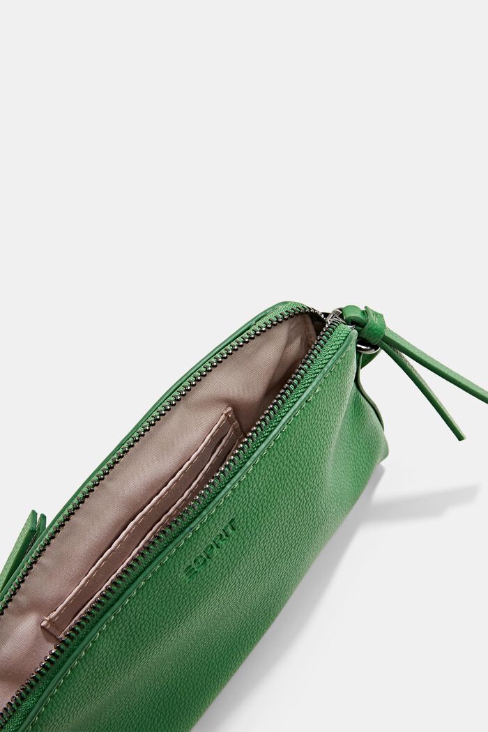 Malá kabelka z imitace kůže, GREEN, detail image number 3