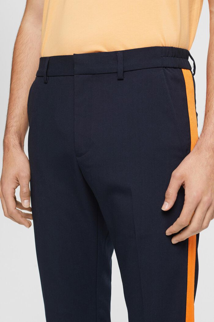 Vypasované kalhoty v joggingovém stylu, NAVY, detail image number 2