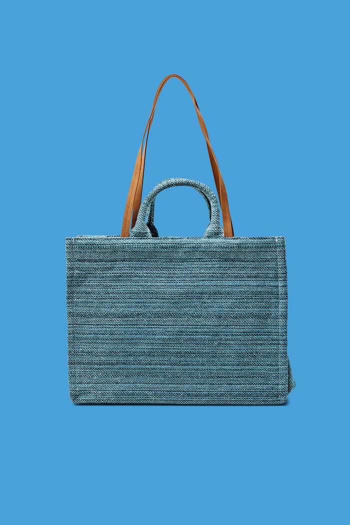 Nákupní taška ve vícebarevném provedení, TEAL GREEN, detail image number 0