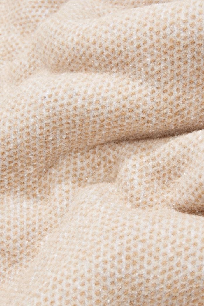Měkký pléd ze směsi s bavlnou, CURRY, detail image number 1
