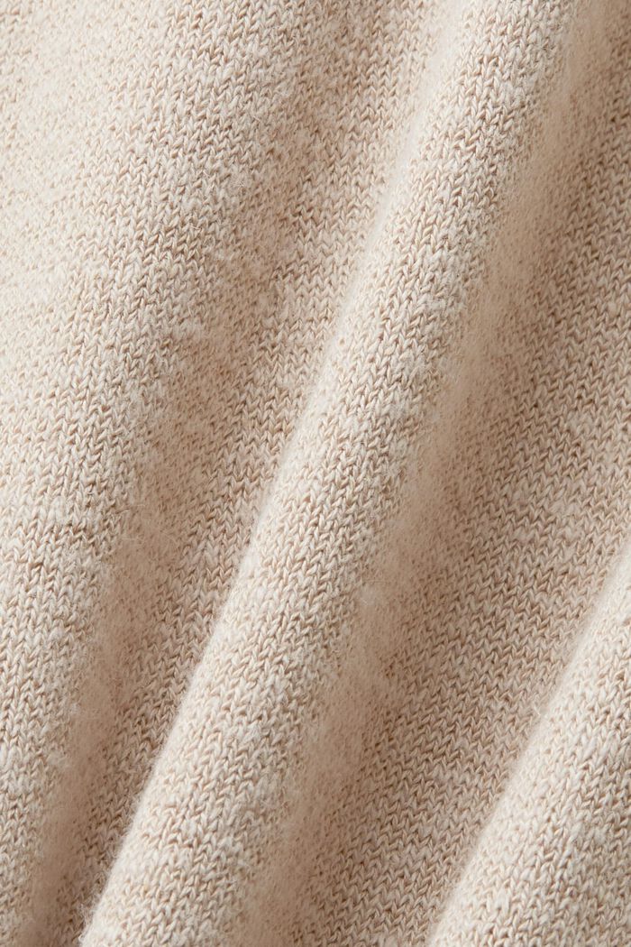 Pletené mini šaty, LIGHT TAUPE, detail image number 5