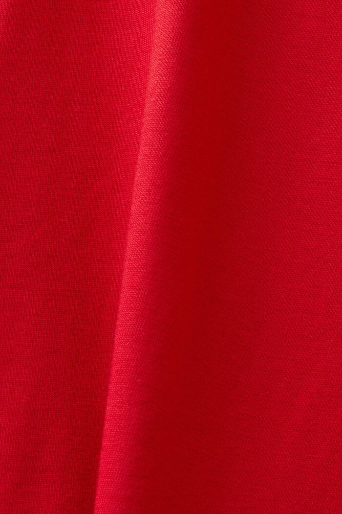 Tričko s krátkým rukávem a s logem, DARK RED, detail image number 4