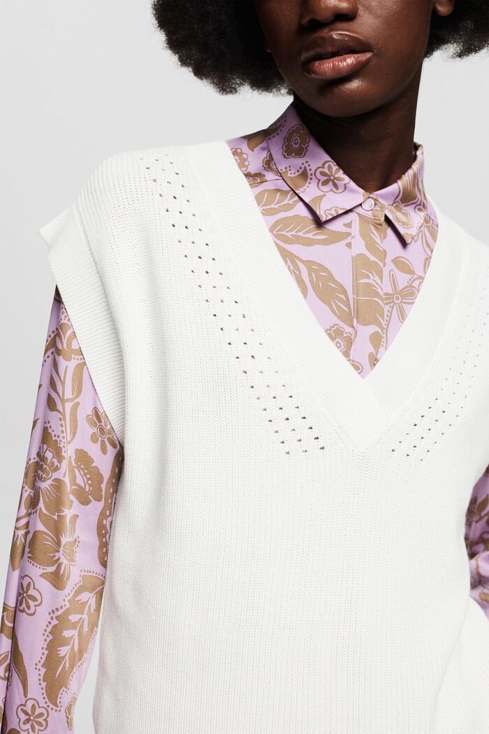 Fashion Sweater, OFF WHITE, detail image number 2
